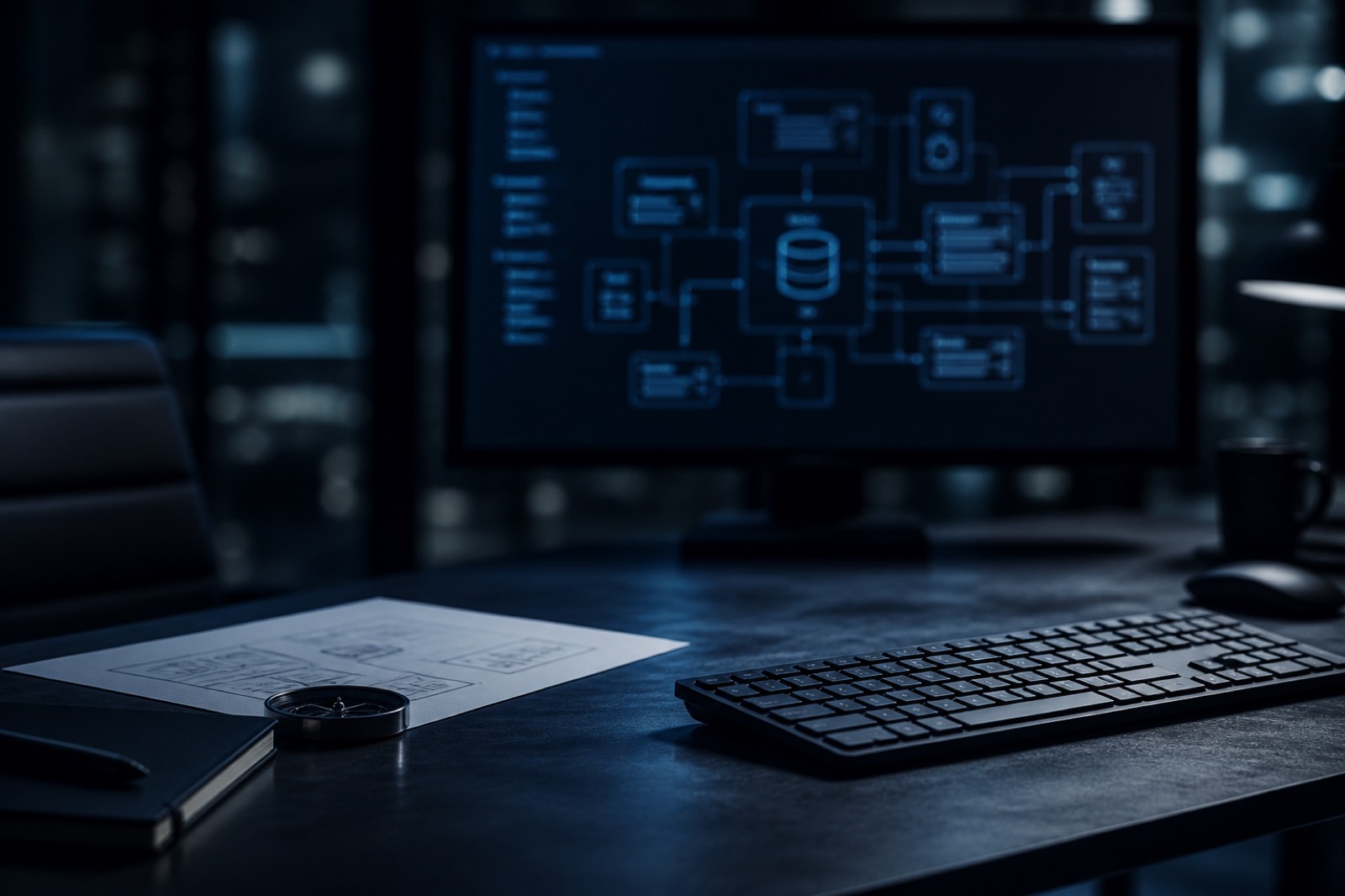 CTO en réunion de direction sur les arbitrages technologiques